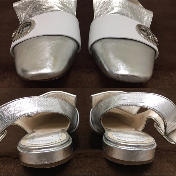 Authentic DIOR Clip Slingback Flats. Size 37.5 - Picture 6 of 8